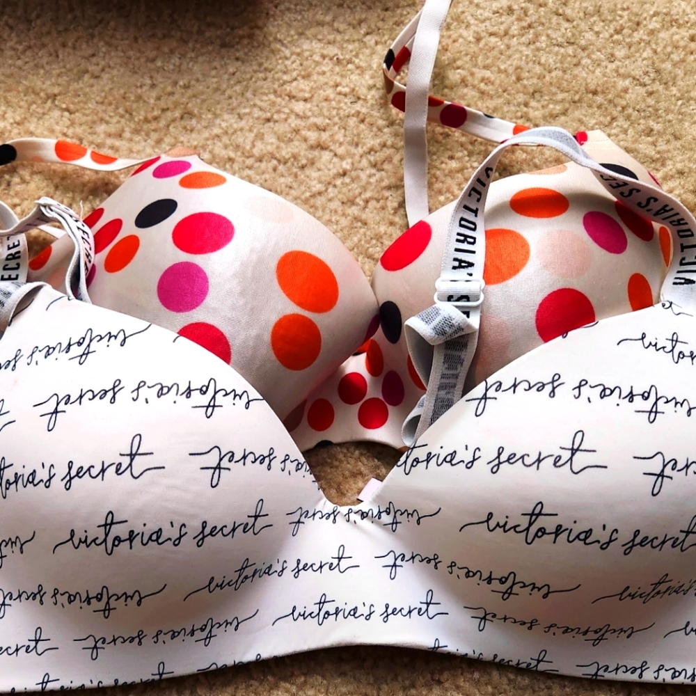 6 Victoria Secret Bras 36C